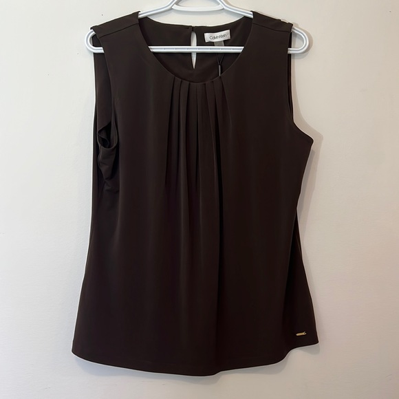 Calvin Klein , XL Brown top - Picture 1 of 3